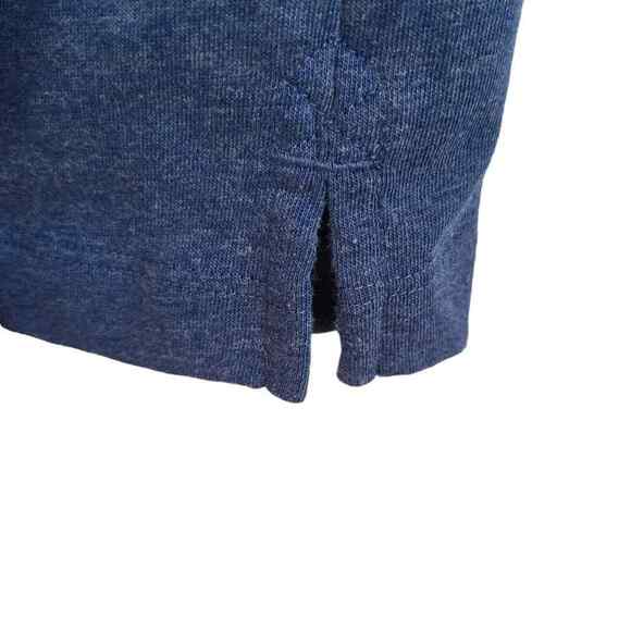 Duluth Trading Co Polo Shirt Men's M Blue Chambray Gusset Arms No Pocket Comfort - Picture 7 of 11